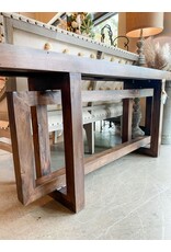 TAB304 Décor Console KD 78x15.7x32.2"H Ebony