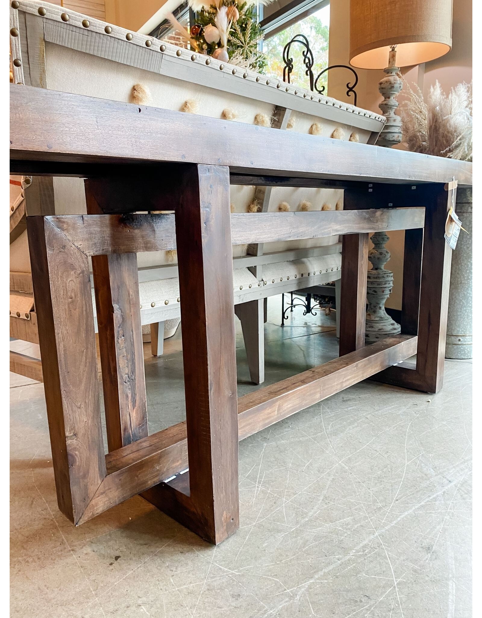 TAB304 Décor Console KD 78x15.7x32.2"H Ebony