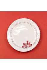 Christmas Fir Plate White/Red 6.5" 107924026