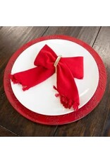 Fringe Napkin red 18 x 18 46336