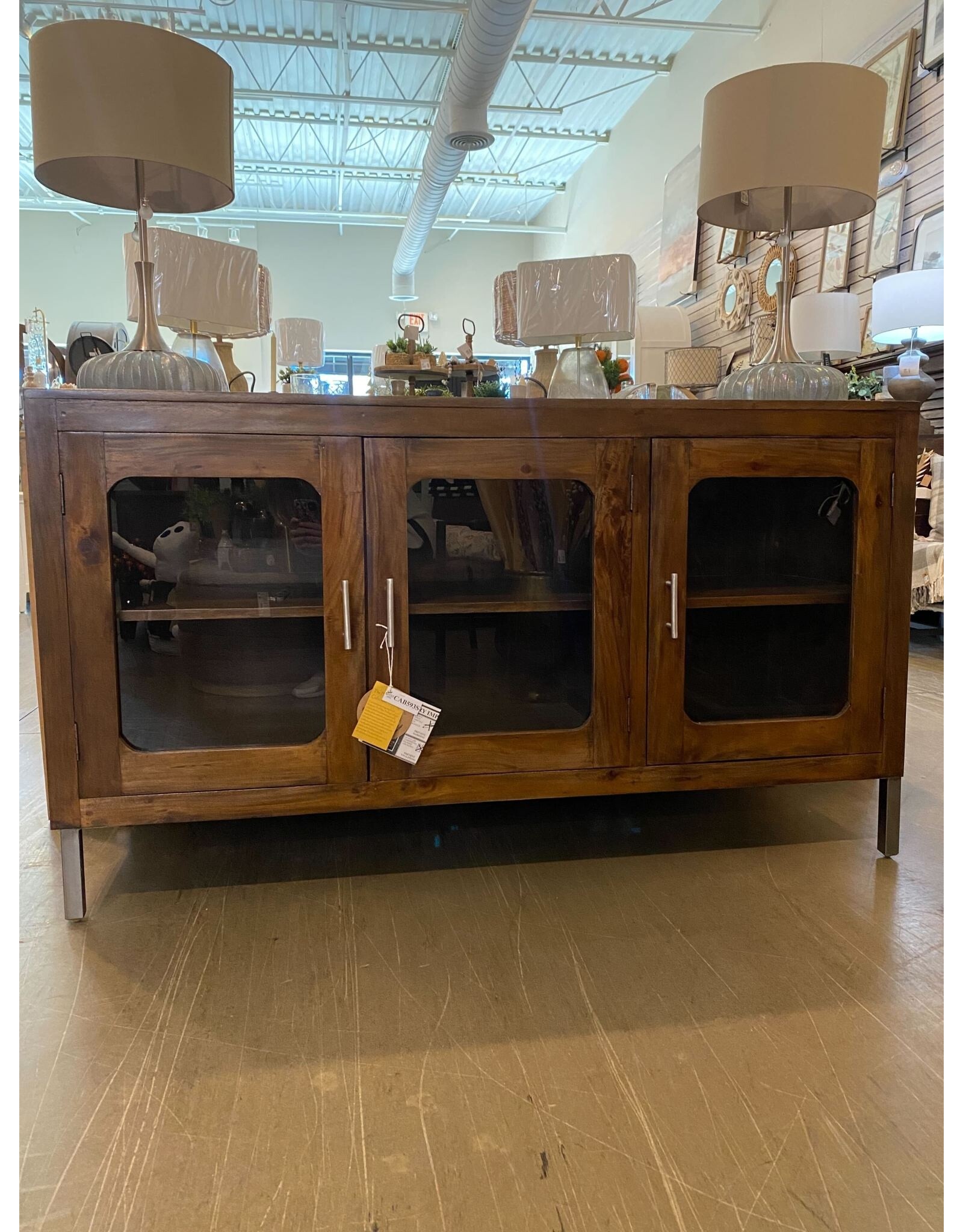 CAB593 Urban Glazed Sideboard 60.2X20.1x33.8"H