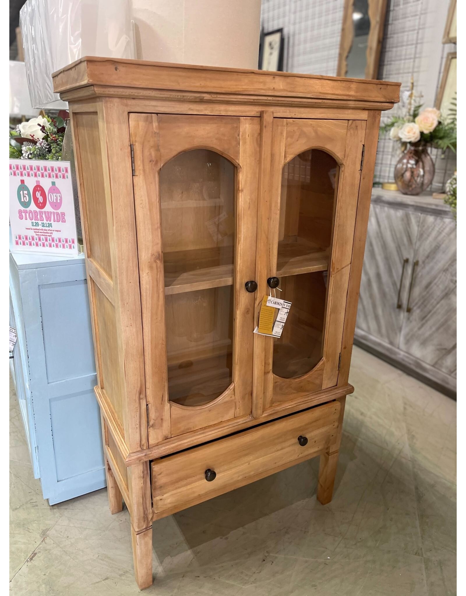 CAB382 Greenwich Accent Cabinet 31.5x15.7x55.1"H