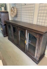 CAB349 Glazed Credenza 4GD w/Bar Handle 72x16.8x38.2"H