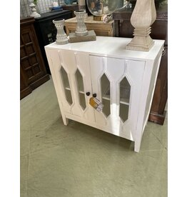 CAB257 Glazed Display Case 2GD w/ Unique Moulding 33.5x15.7x35