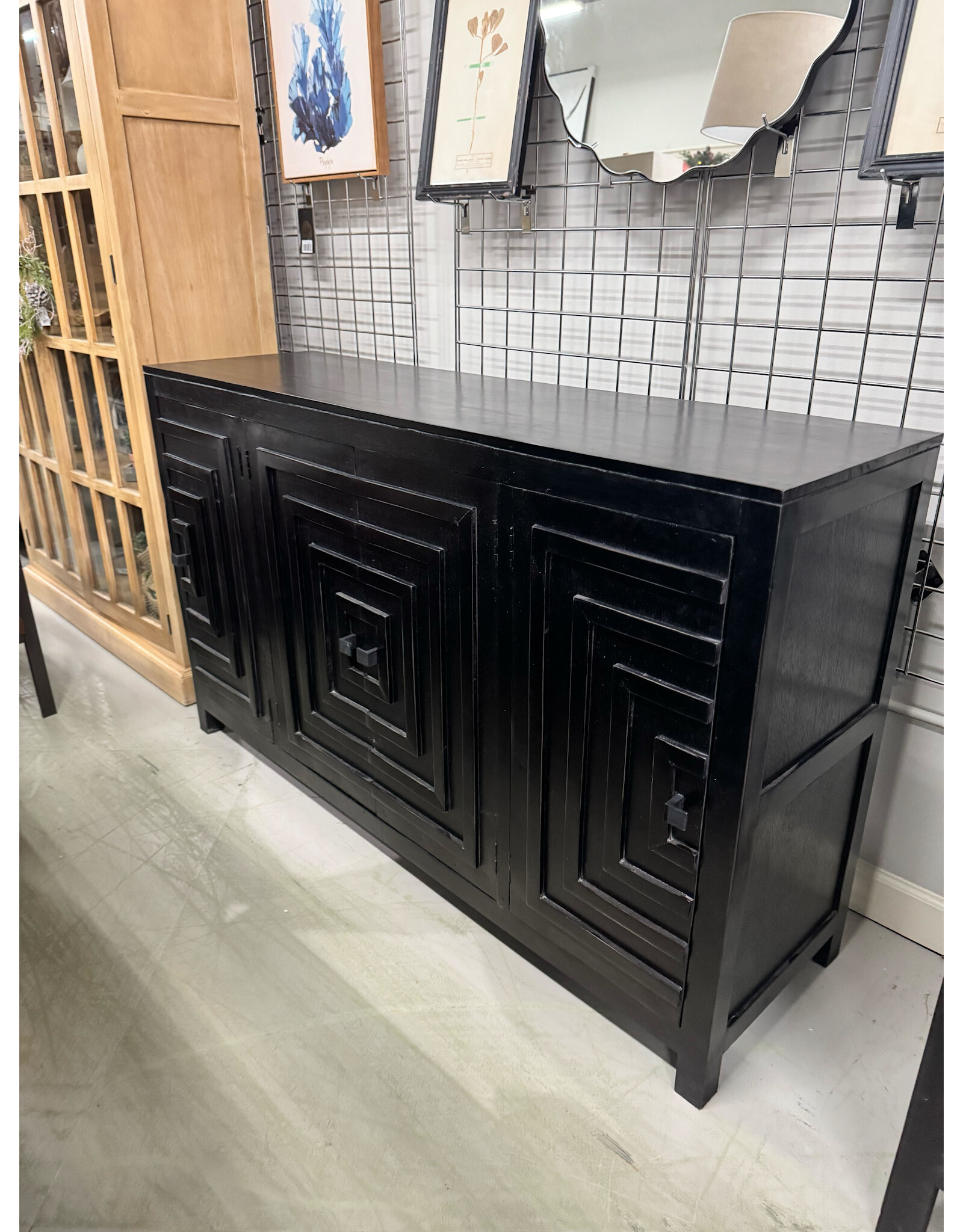 CAB418 Zenith Credenza 63x18.5x38.2"H