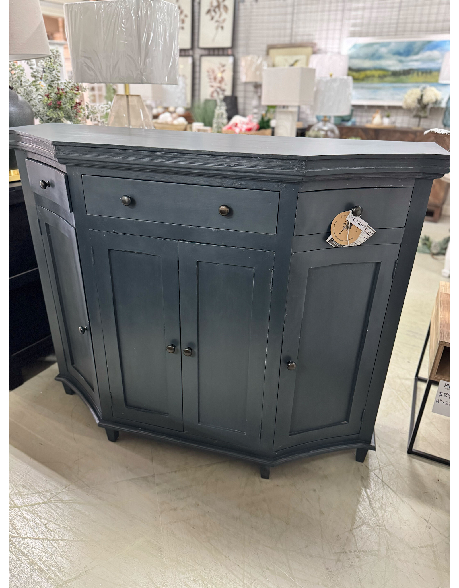 CAB360 Greenwich Tall Sideboard 57.5x19.6x47.2"H