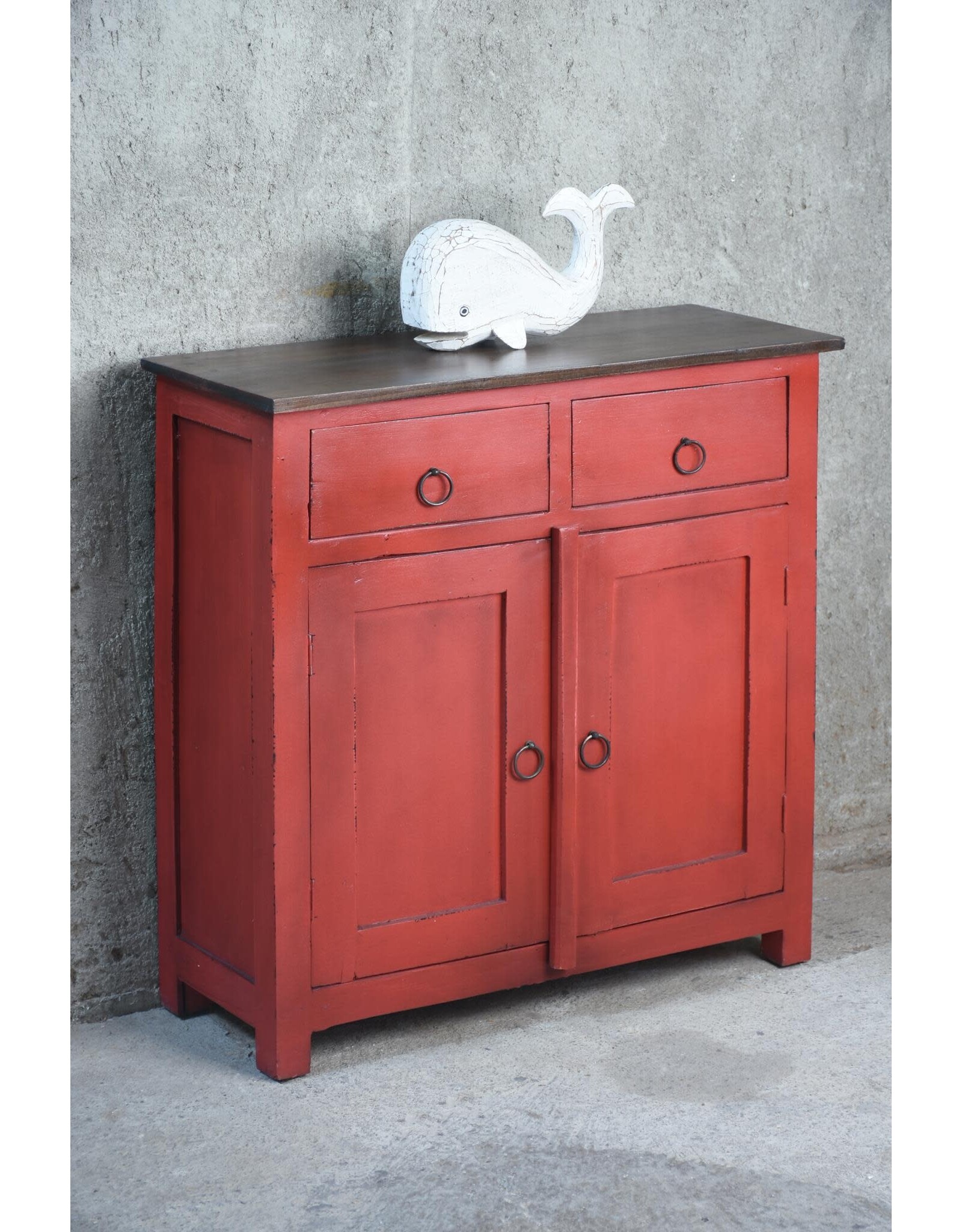 CAB910 Cupboard 2Drw 2Drs 31.5x11.3x31.5"H