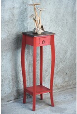 TAB070 Side Table 1 Drwr 11.7x11.7x34.6"H