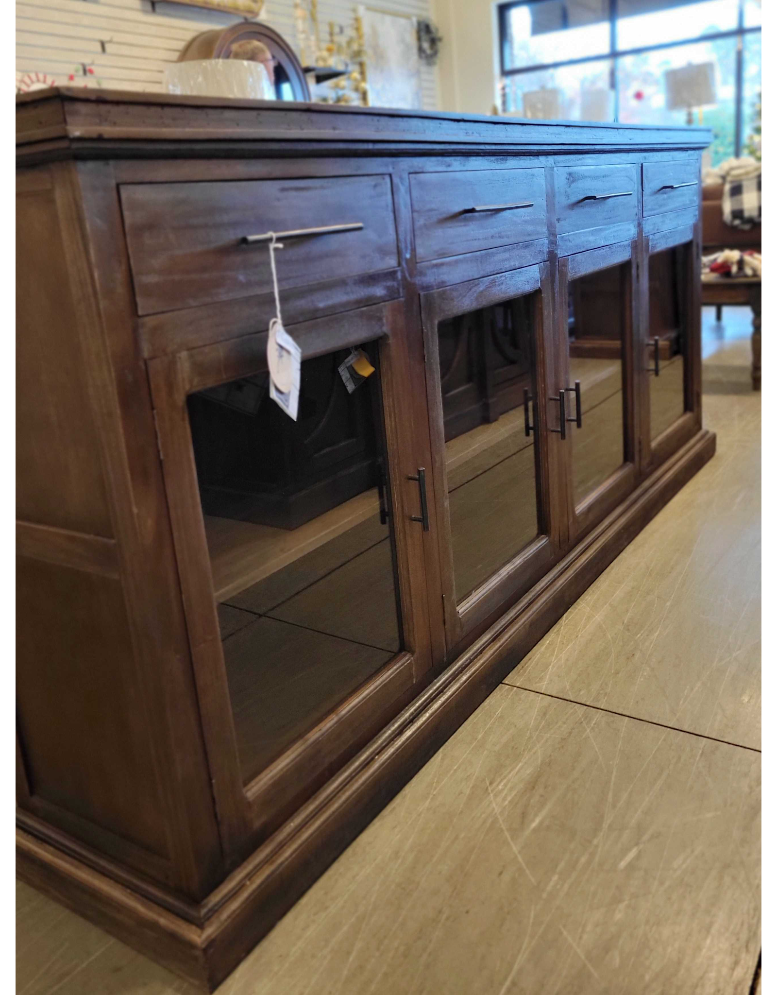 CAB625 American Glz Credenza 98.8x17.7x44.1"H