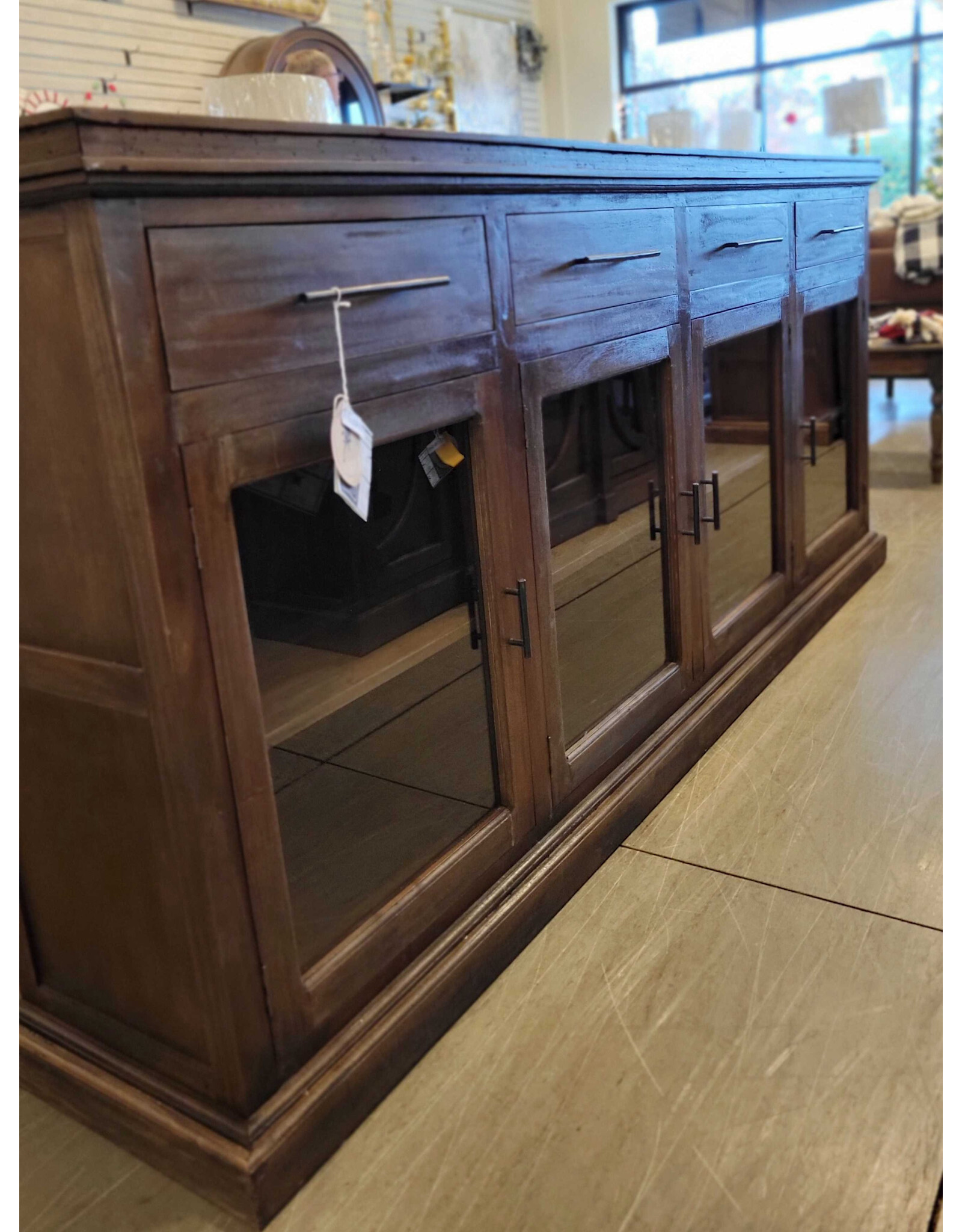 CAB625 American Glz Credenza 98.8x17.7x44.1"H