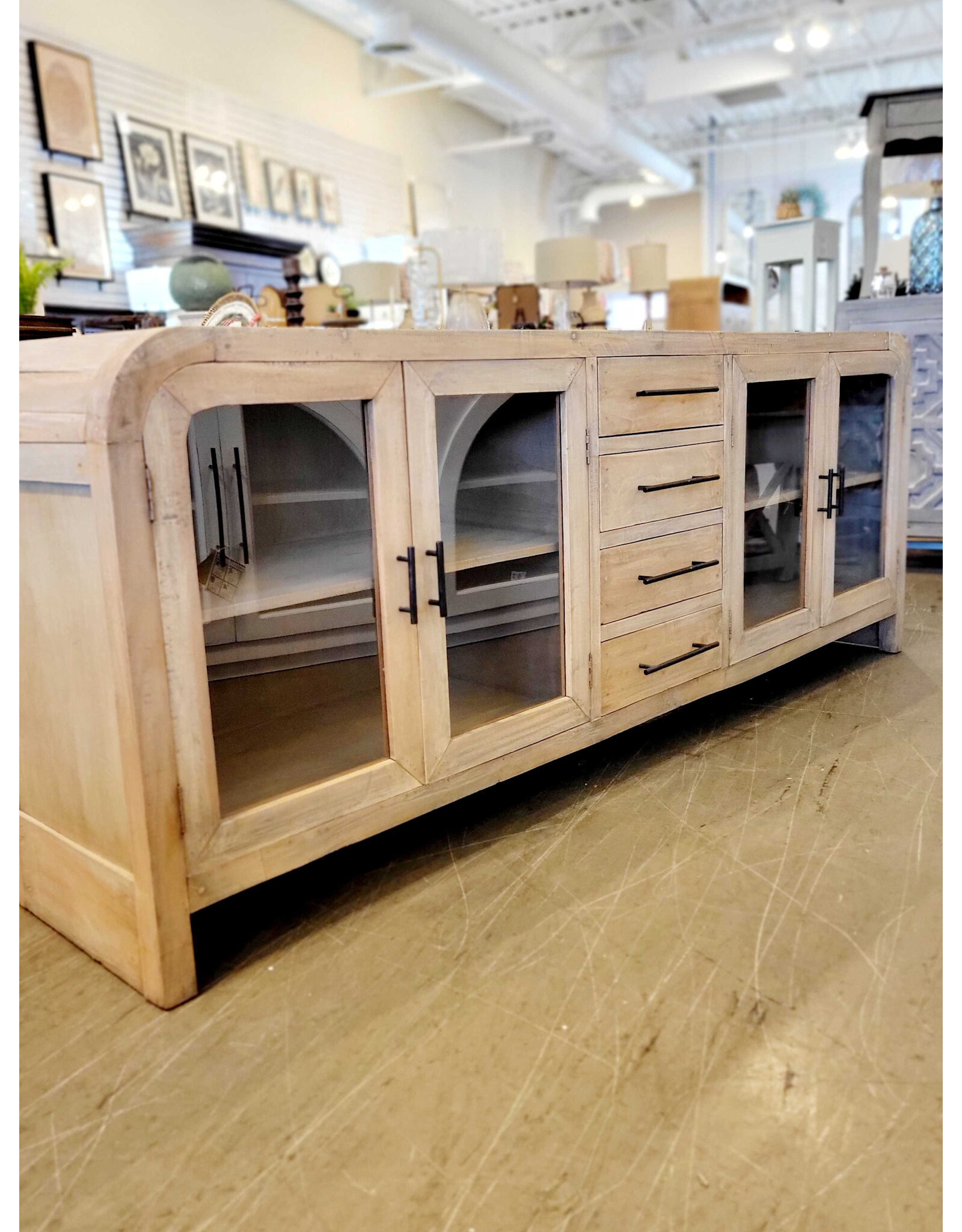 CAB619 Soho Credenza 89x18.1x33.8"H