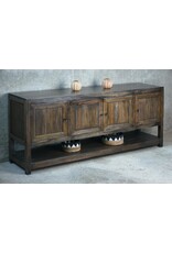 CAB383 Hyatt Sideboard 4Drs 76x18.1x32.2"H