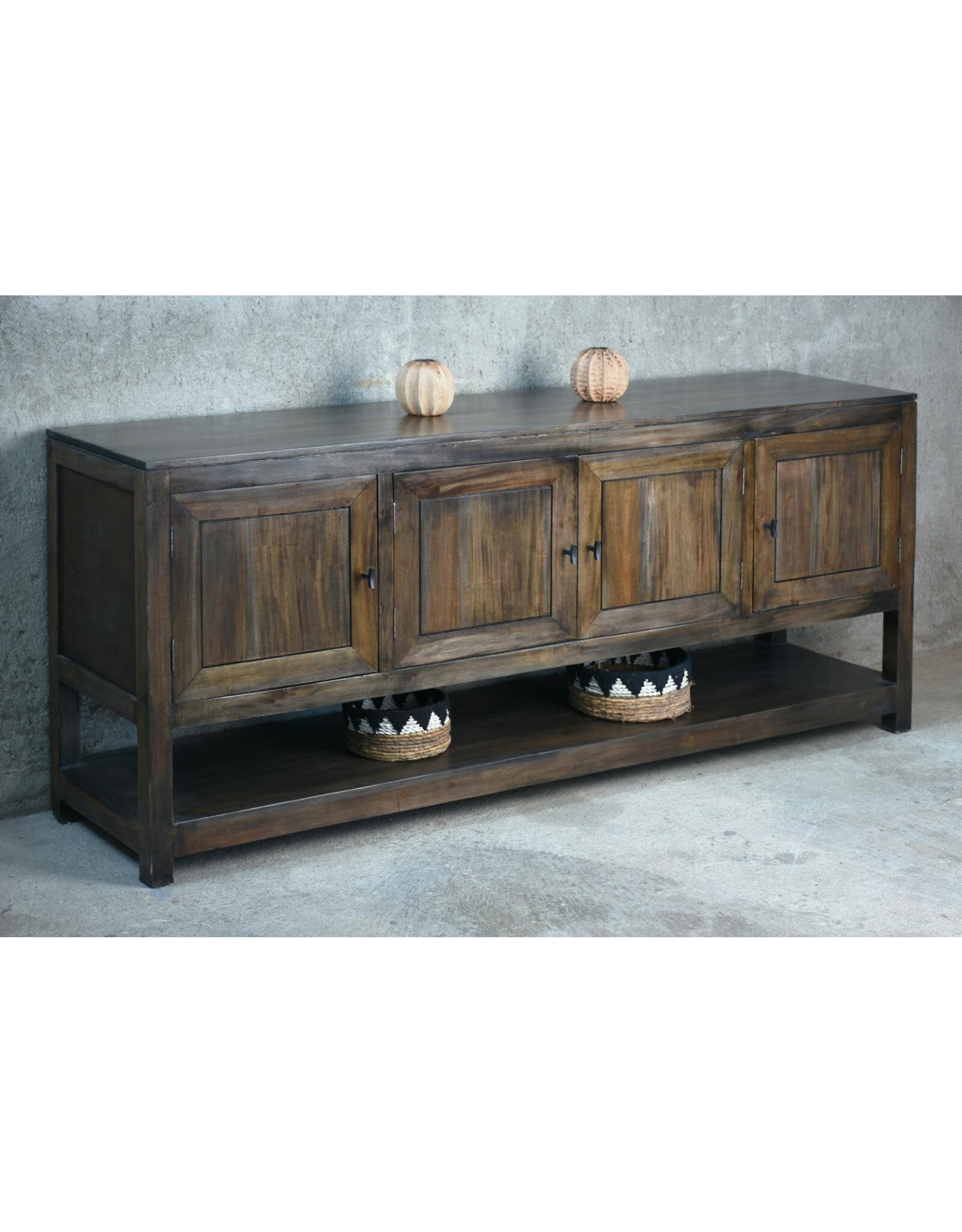 CAB383 Hyatt Sideboard 4Drs 76x18.1x32.2"H