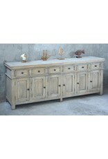 CAB428 Chelsa Credenza 83.2x18.1x33.1"H