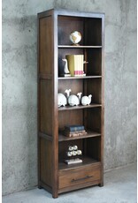 CAB1830 Waldorf Large Library 27.5x15.7x82.6"H