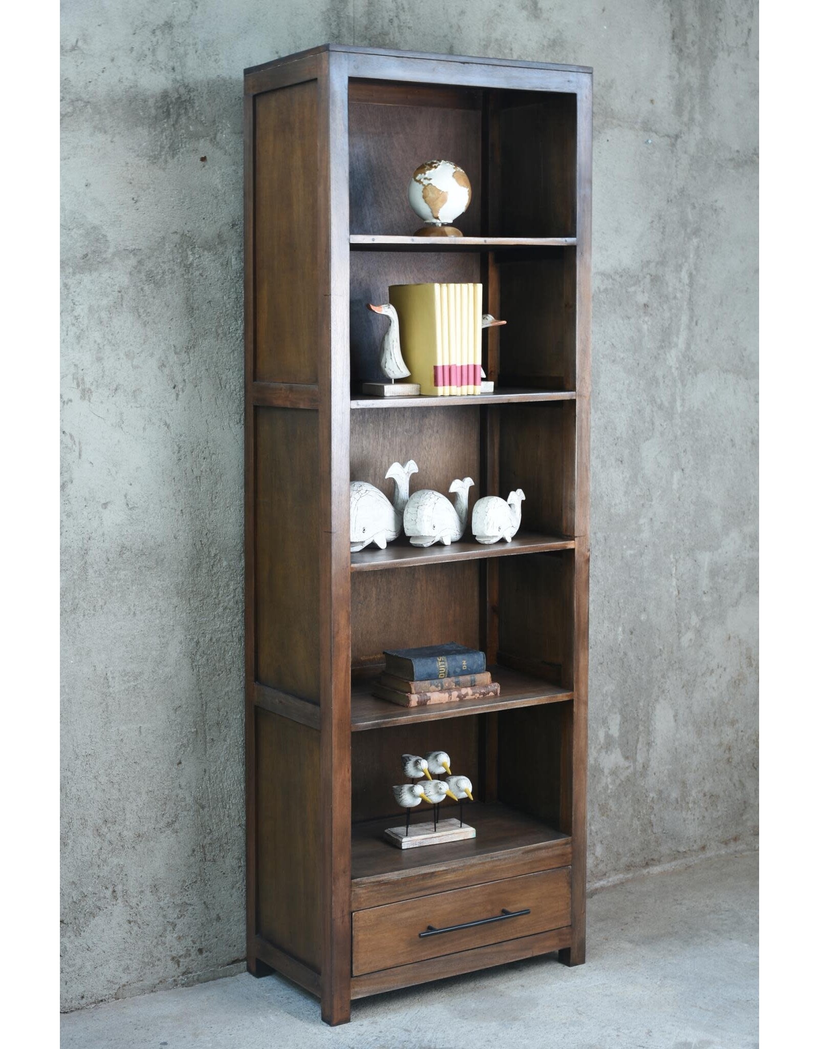 CAB1830 Waldorf Large Library 27.5x15.7x82.6"H
