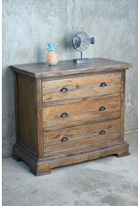 CHE185 Wellington Chest 3Drw 42.5x20.8x36.2"H