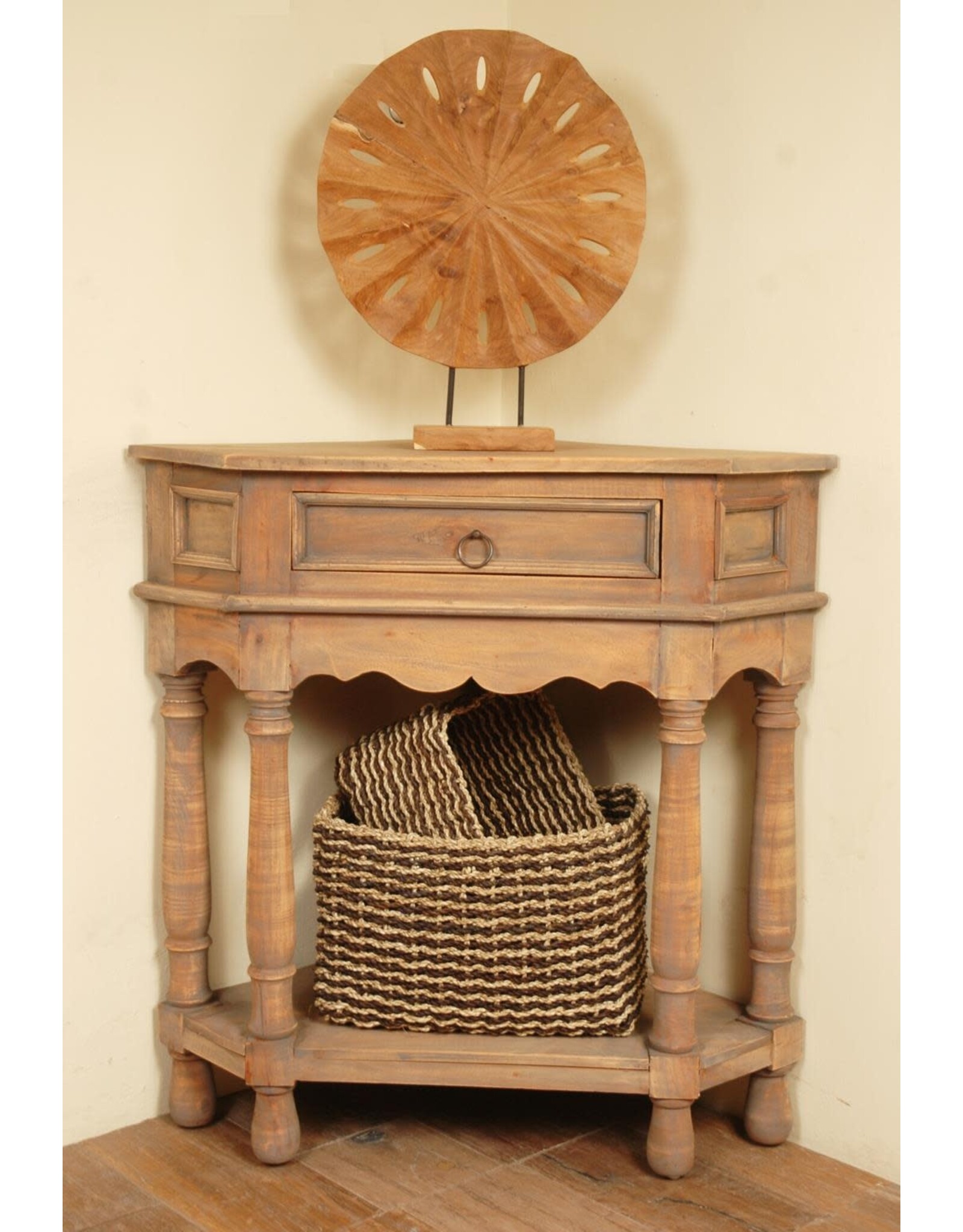TAB2291 Corner Table 33.4x22x33.6"H