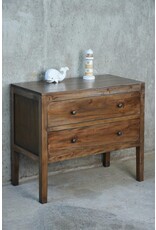 TAB862 Cayman Nightstand 2drw w/RG 37x18.8x31.8"H