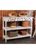 TAB1029 Curved Console Table 46.1x14x34.6"H