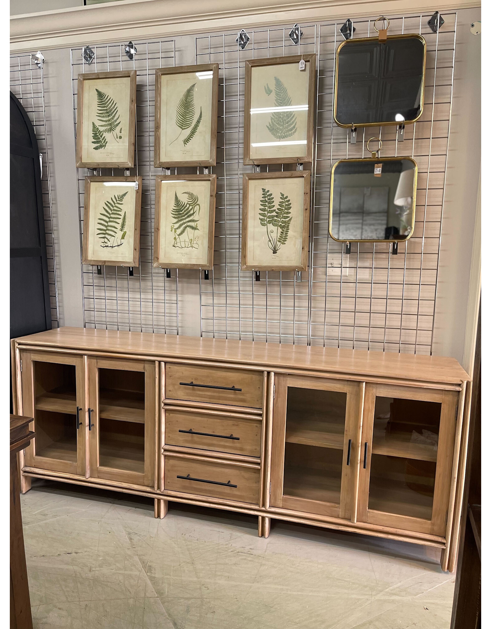 CAB400 Savannah Sideboard 86.6x18.1x33.1"H