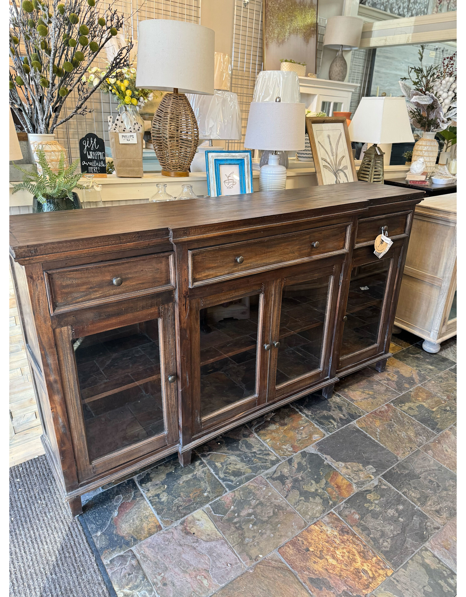 CAB397 Montgomery Credenza 78.7x17.7x44.1"H
