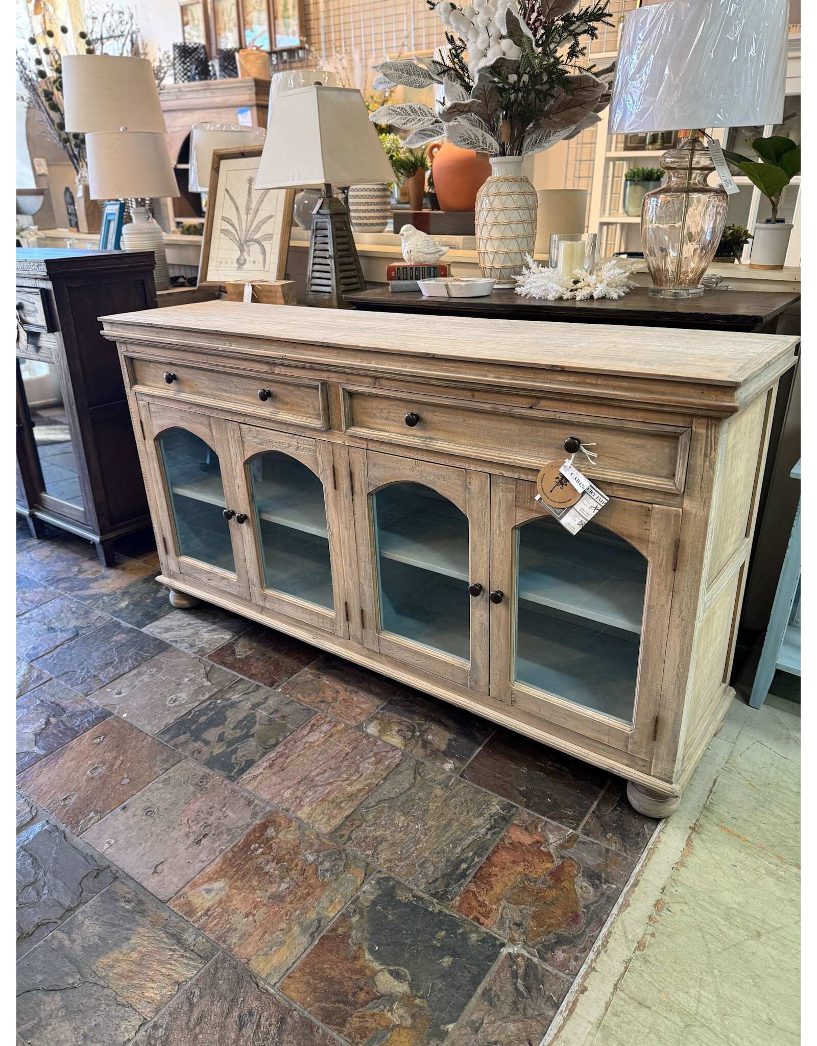 CAB426 Laura Credenza 71.2x17.7x38.2"H