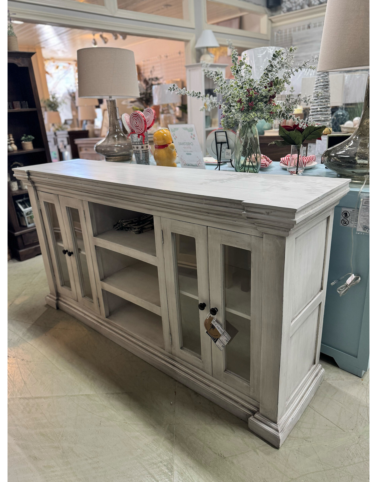CAB395 Portia Credenza 73.2x18.8x38.2"H