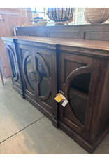 CAB364 Nautical Credenza 4GD w/Uniq hdw 73.2x18.8x38.2"H