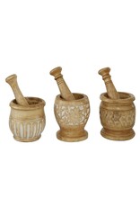 Brown Wood Mortar and Pestel 78277
