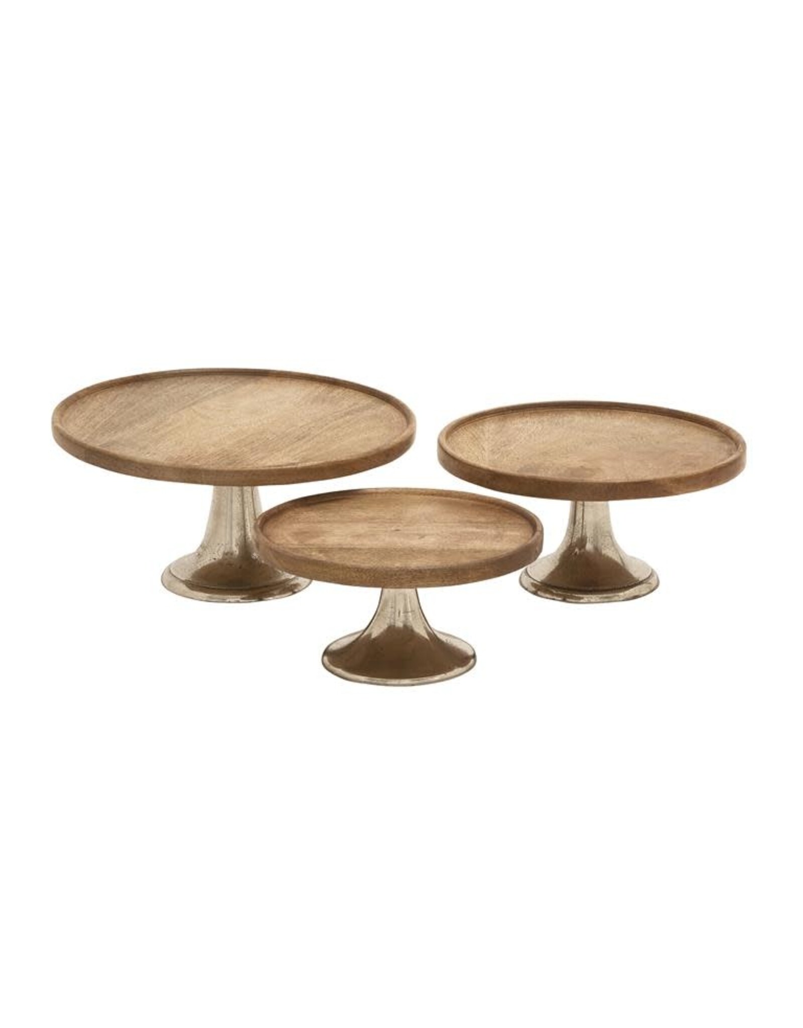 Brn Mango Cake Stand 14668