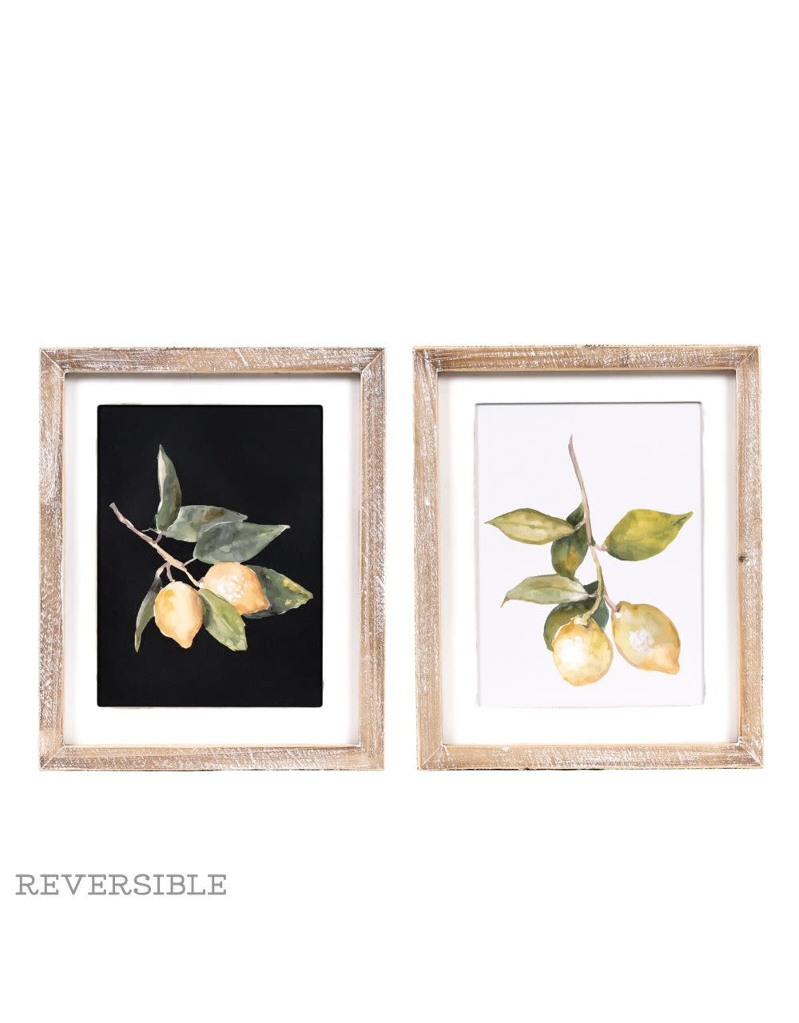 11x13x5 Revesible Wd Frame Sign Lemon  11854