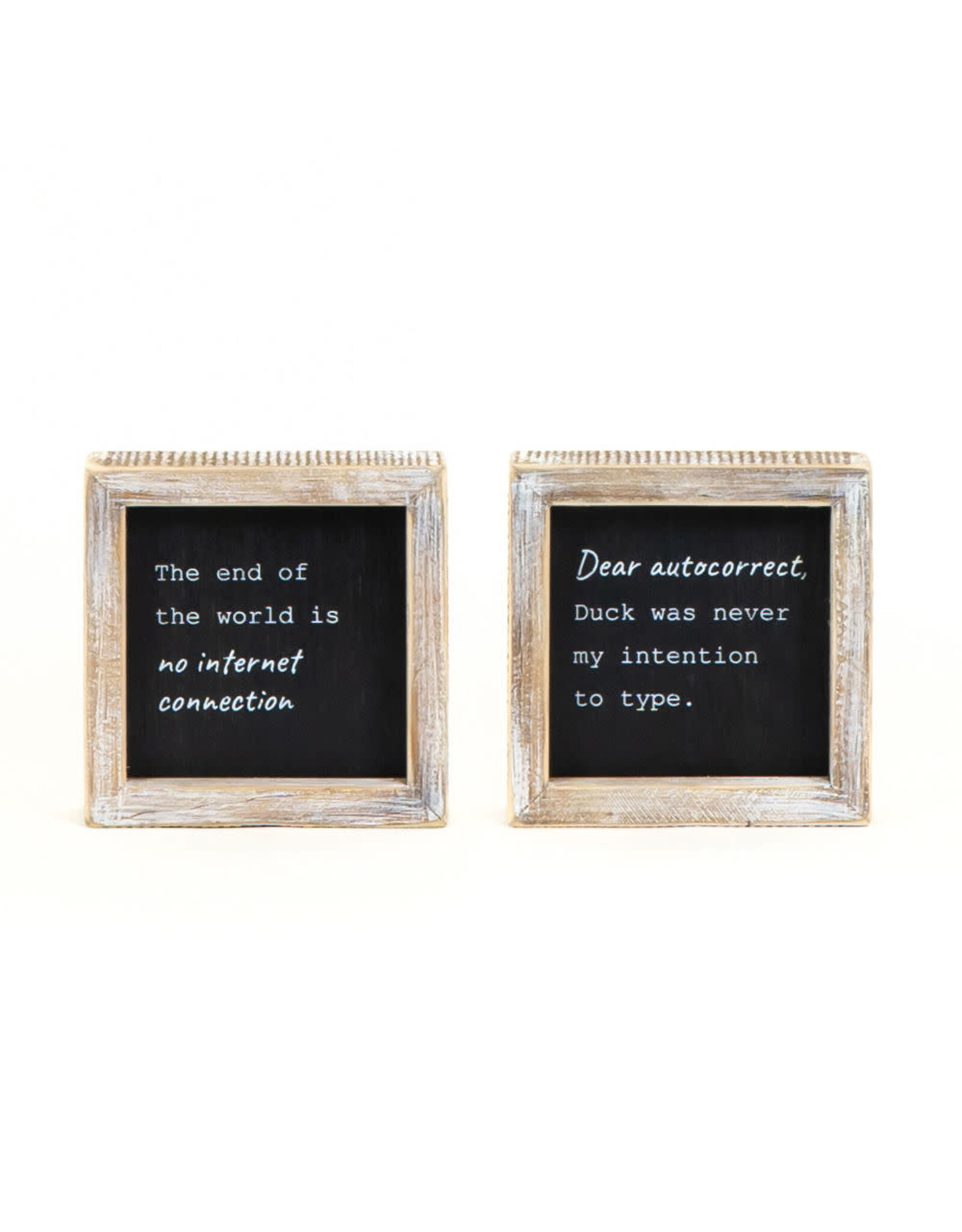 5x5x1.5 Reverse Wd Sign Duck internt 11815