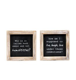 5x5x1.5 Reverse Wd Sign  hmid love 11870