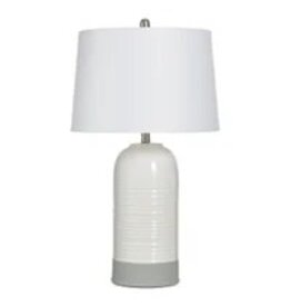 IVORY | Ceramic Table Lamp | 30in ht. X 17in w. X 17in d. KHL334868