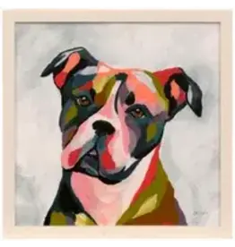Abstract Pit Bull 20" x 20" WM24135