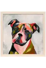 Abstract Pit Bull 20" x 20" WM24135