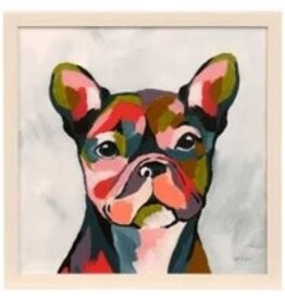 Abstract French Bulldog  20" x 20" WM24134