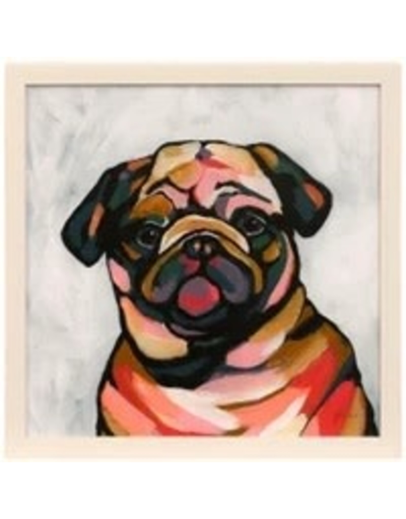 Abstract Pug  20" x 20" WM24136