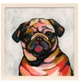 Abstract Pug  20" x 20" WM24136