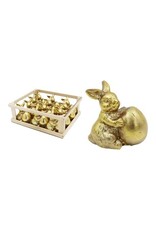 Mini Gold Bunny w/Egg TS03009