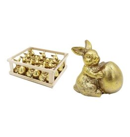 Mini Gold Bunny w/Egg TS03009