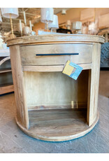 TAB863 Demilune End table 40.1x20.1x35"H