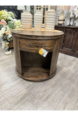 TAB863 Demilune End table 40.1x20.1x35"H