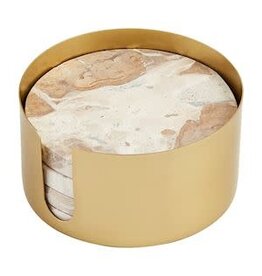 Tan Marble Coaster Set 42500213
