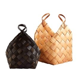 Woven Wood Basket 40130152