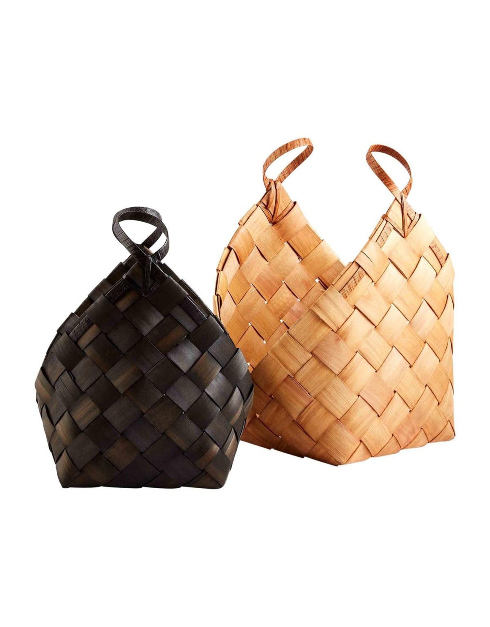 Woven Wood Basket 40130152