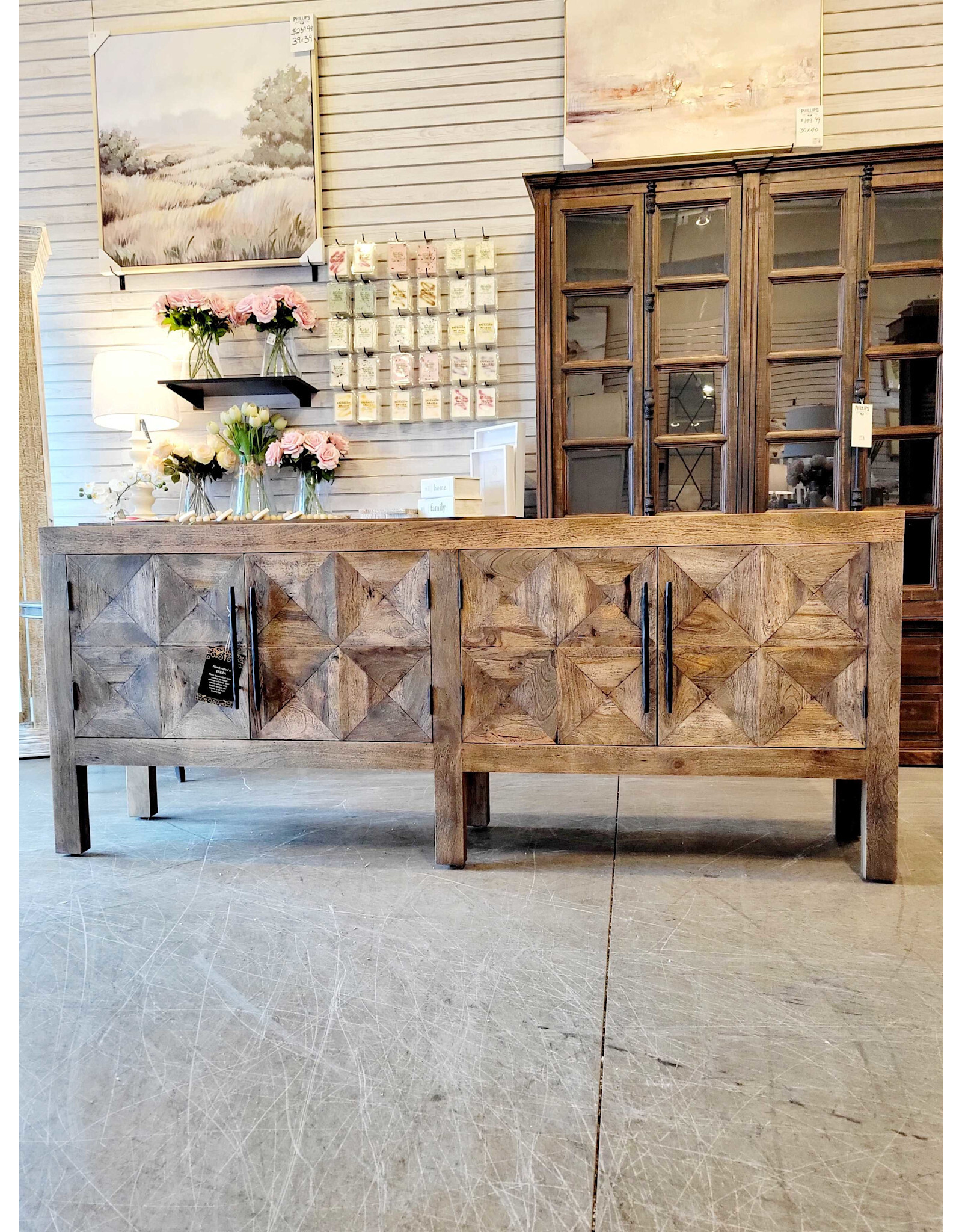 Springdale 4050010 89″x18x38 4-door console