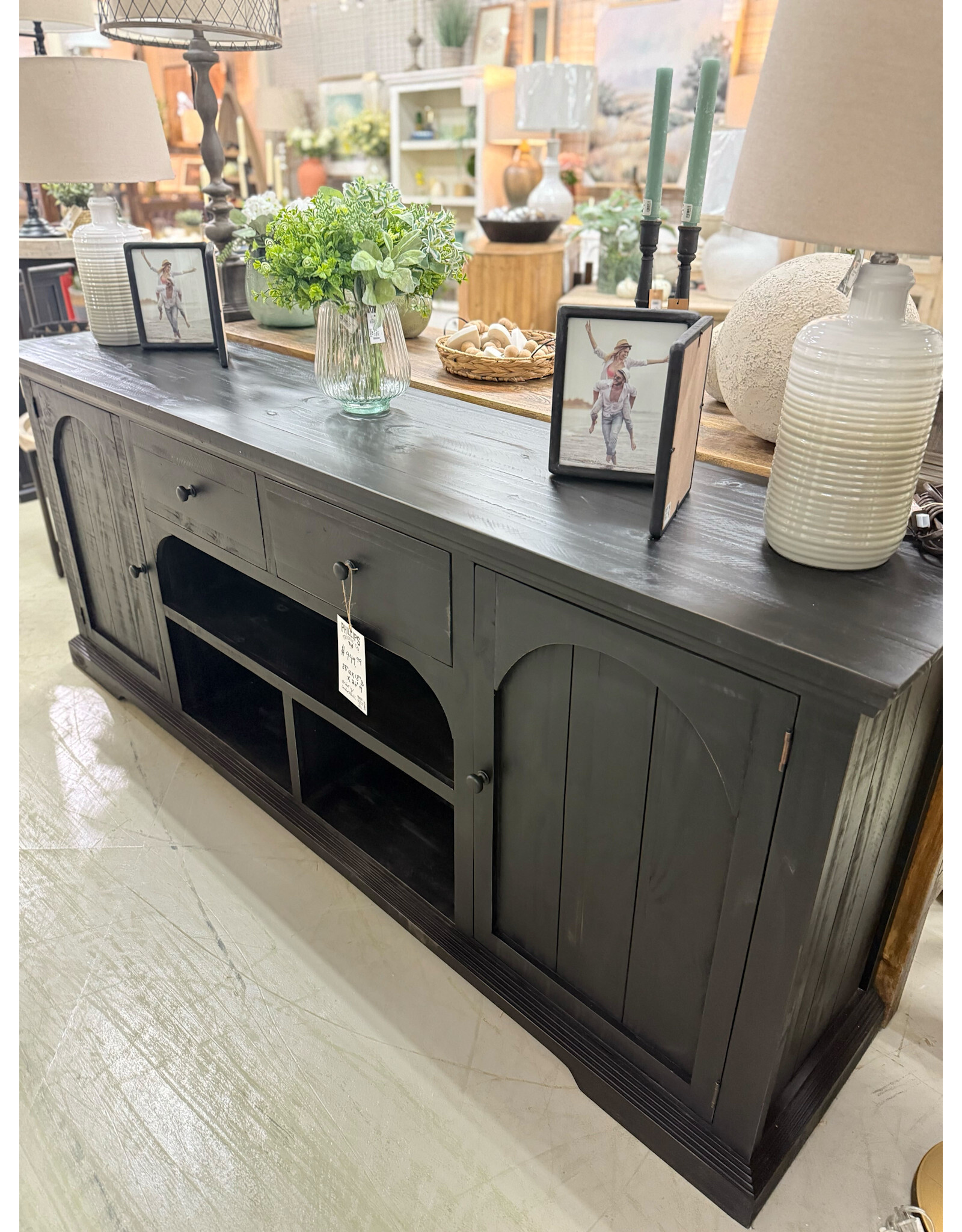 Frisco COM 2405 88x18x36 large 2-door, 2-drawer console