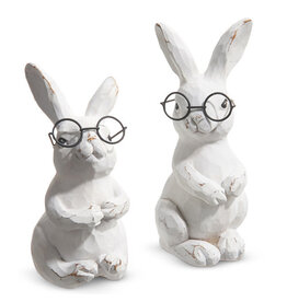 Bunnies w/ glasses 2 styles, each 4411190